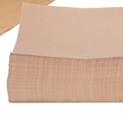 Virgin Pulp Recyclable Eco Friendly Brown Wrapping Paper Smooth Packing Roll