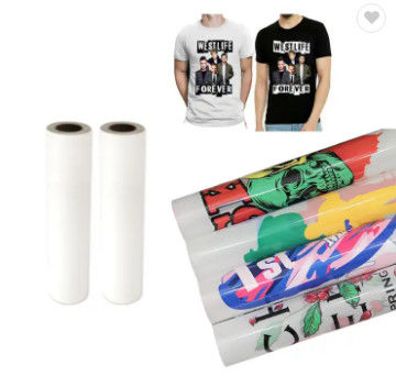 衣料品印刷用布の装飾のためのPETホワイトDTF転送フィルム